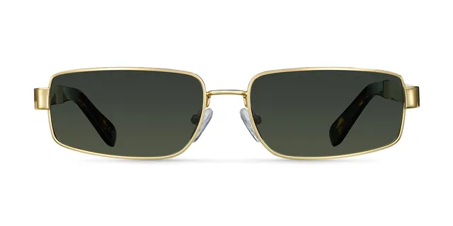 meller-jelani-gold-olive-sonnenbrille-metallrahmen-mit-rechteckigen-gl-sern-im-r image 1