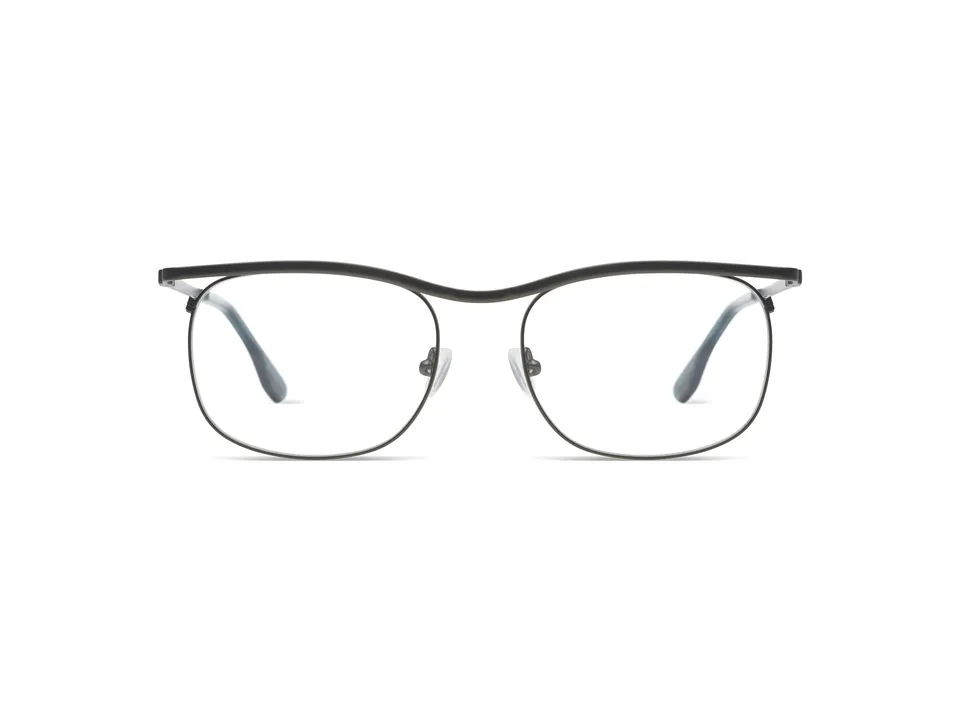 komono-justin-black-matte-brille-optik-fassung-in-matter-schwarz-optik image 1