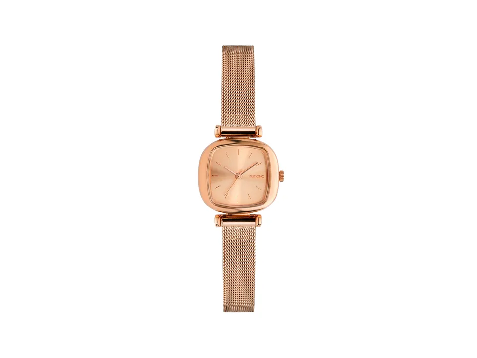 komono-moneypenny-royale-rose-gold-damen-armbanduhr-mesh image 1