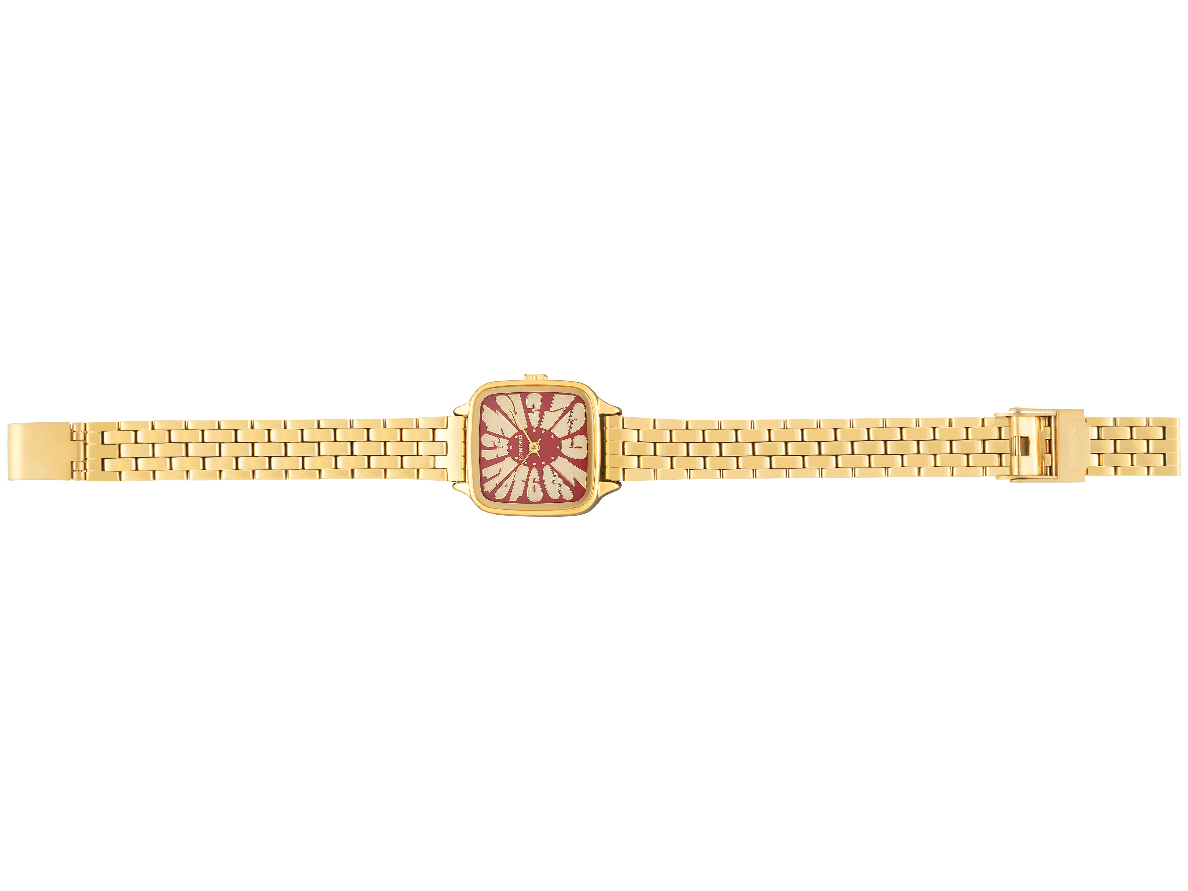 komono-kate-estate-flower-gold-bordeaux-armbanduhr image 2