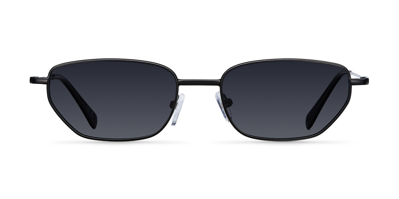 meller-fina-matte-black-carbon-sonnenbrille-slim-metal-rechteck image 1