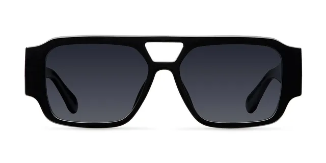 meller-jahi-all-black-oversize-flieger-sonnenbrille image 1