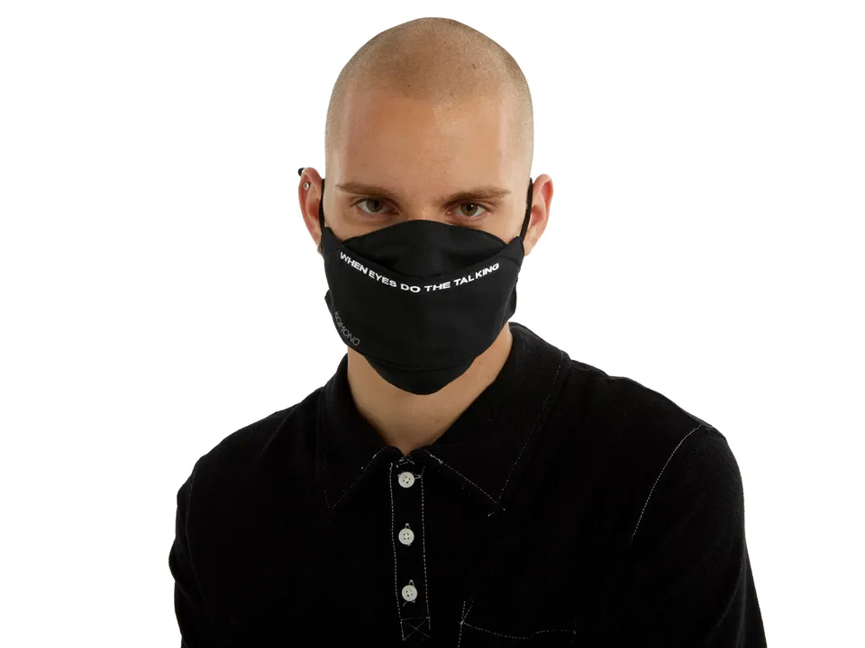 komono-face-mask-text-baumwoll-gesichtsmaske image 1