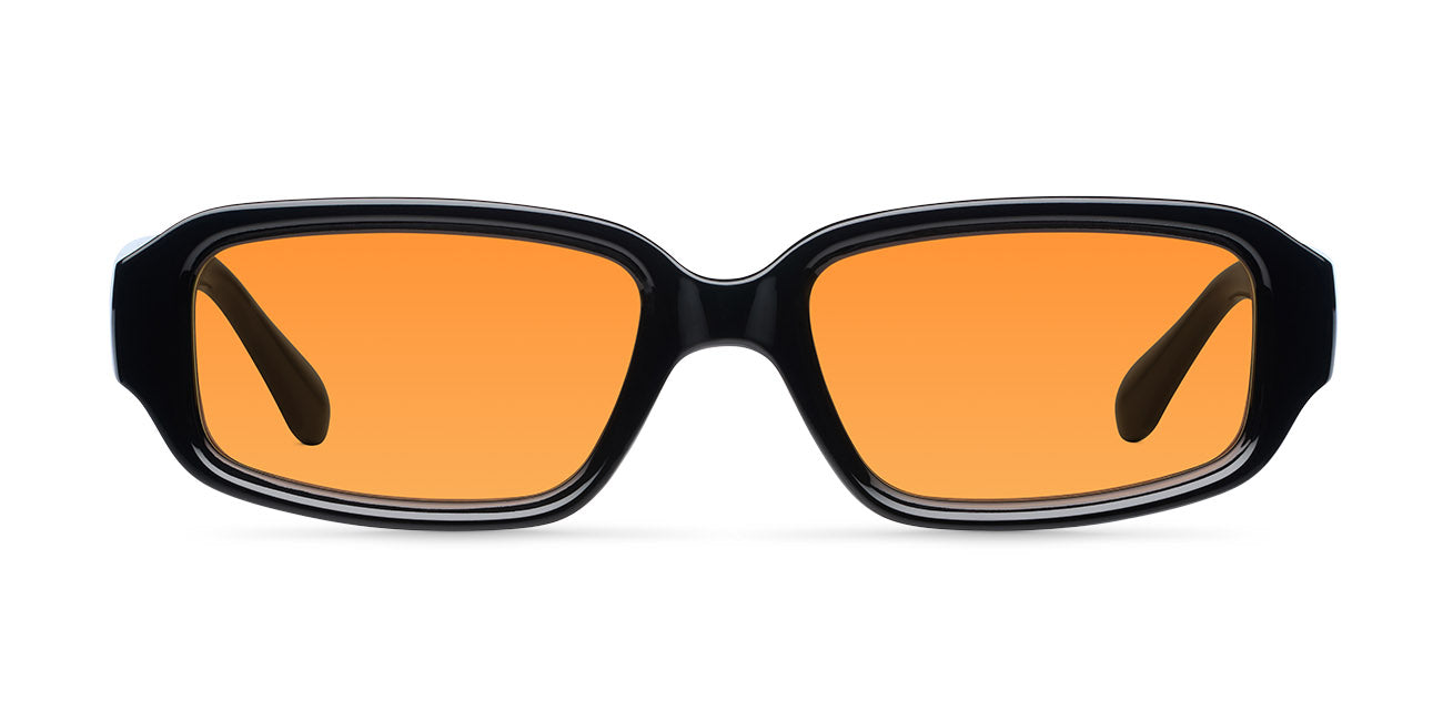 meller-azzi-black-orange-sonnenbrille-rechteckig-geometrisch image 1