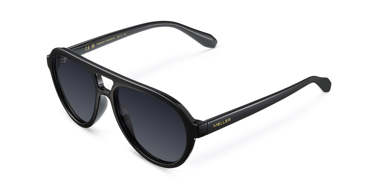 meller-kena-all-black-sonnenbrille-aviator-mit-doppelsteg image 2