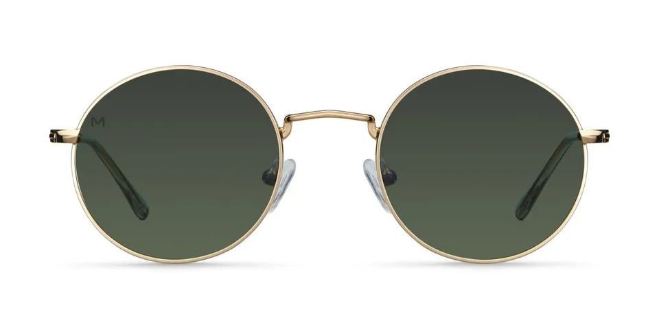 meller-kendi-gold-olive-sonnenbrille-rund-metall image 1