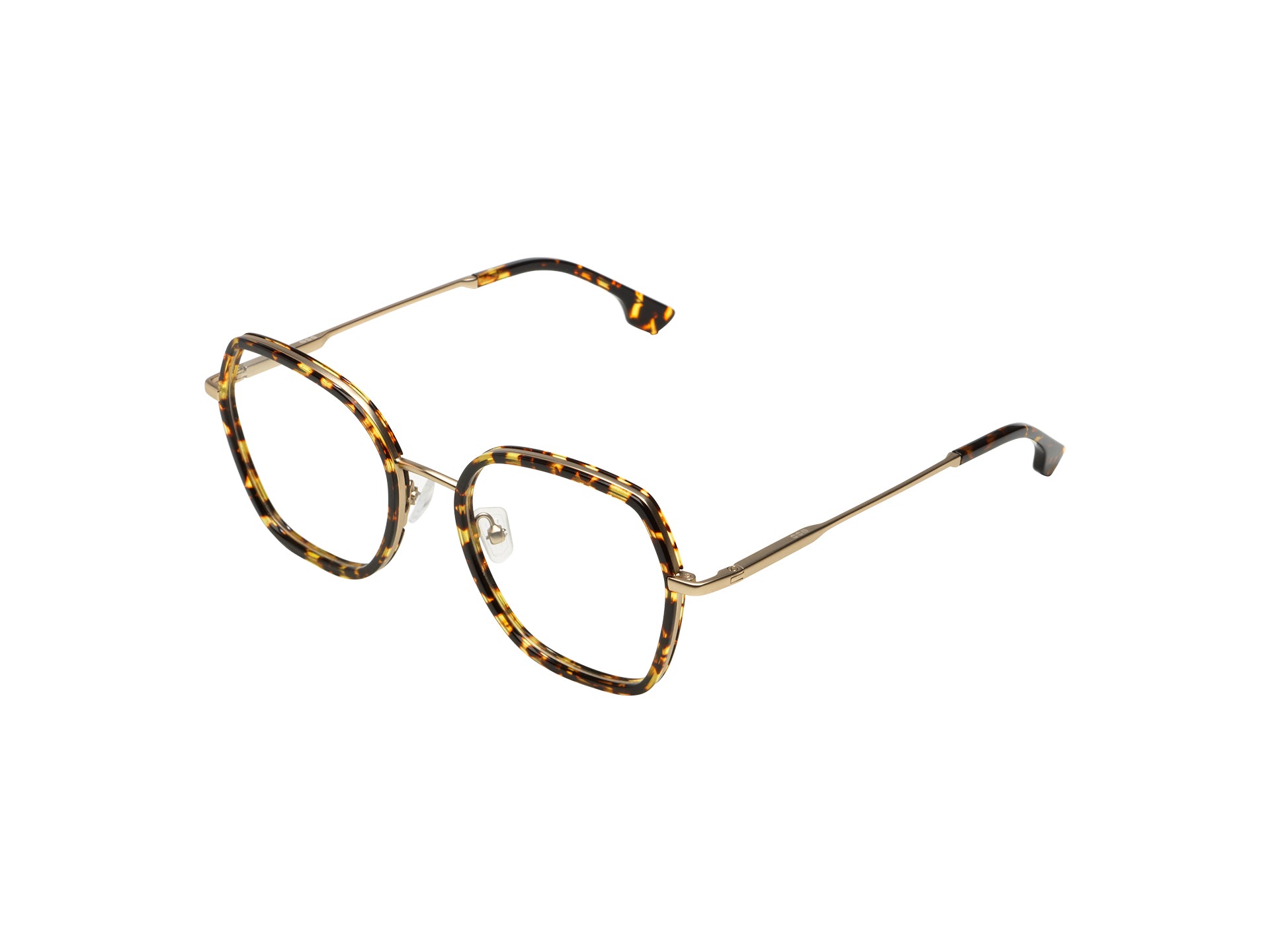 komono-dana-flake-white-gold-matt-butterfly-sonnenbrille image 2