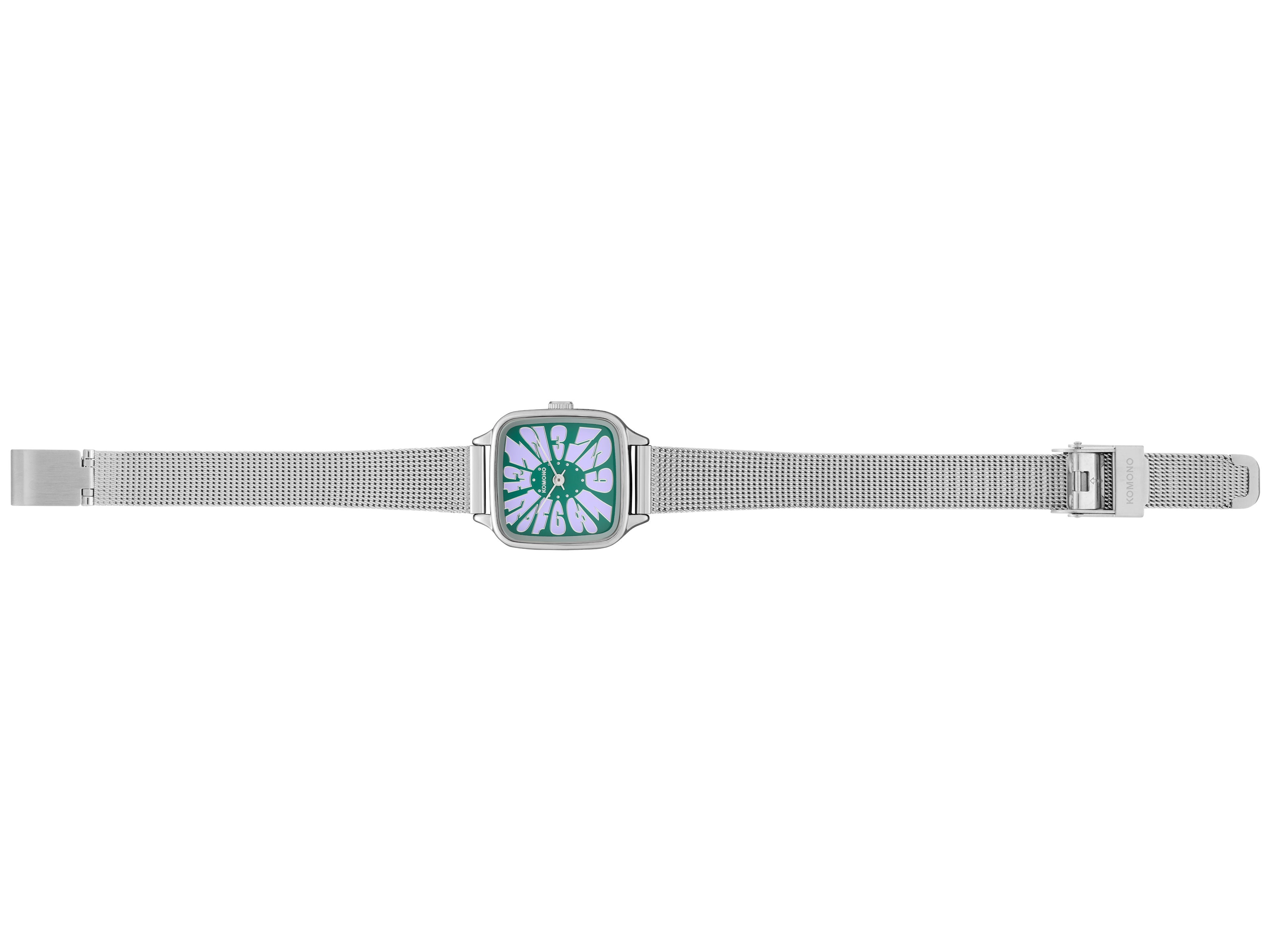 komono-kate-flower-royale-silver-lilac-armbanduhr image 2