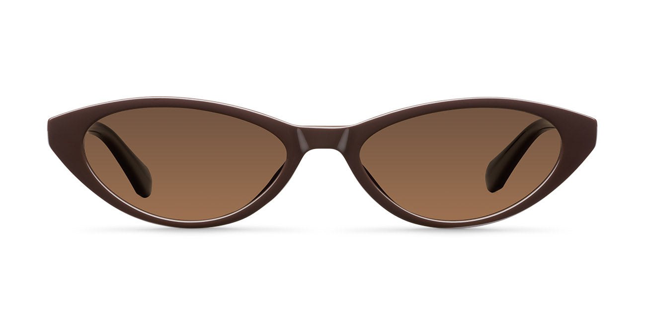 meller-oza-chocolate-kakao-sonnenbrille-schlanke-cat-eye-fassung-kompakte-gr-e image 1