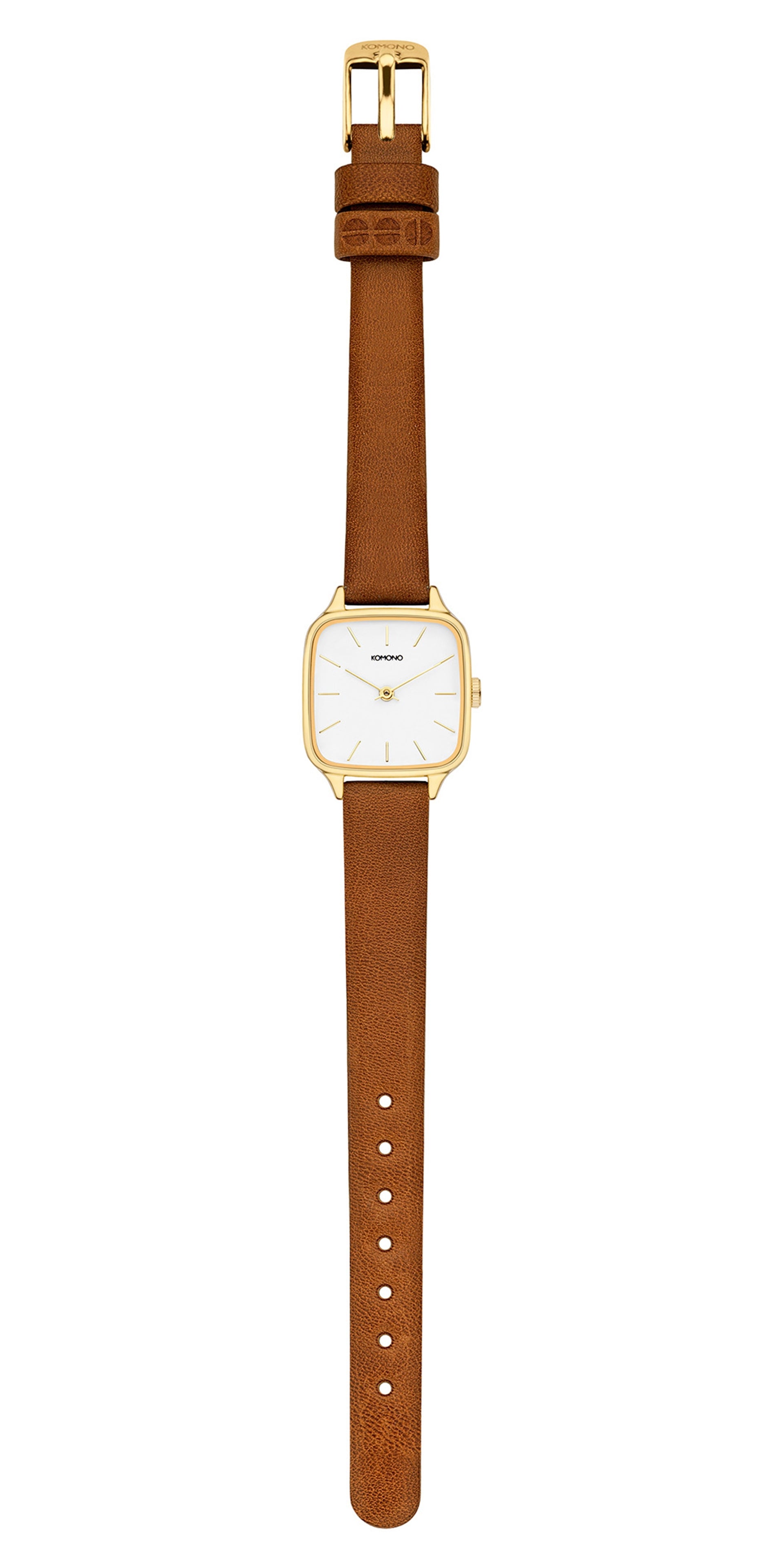 komono-kate-damenuhr-gold-tan image 4