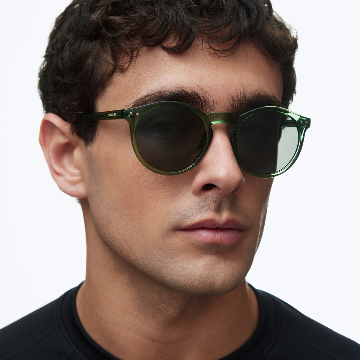 meller-kubu-all-olive-runde-vintage-sonnenbrille image 5
