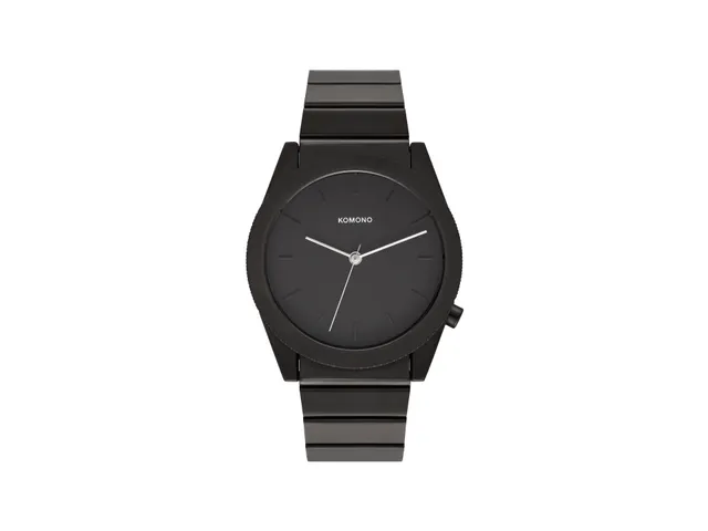 komono-ray-solid-black-uhr image 1