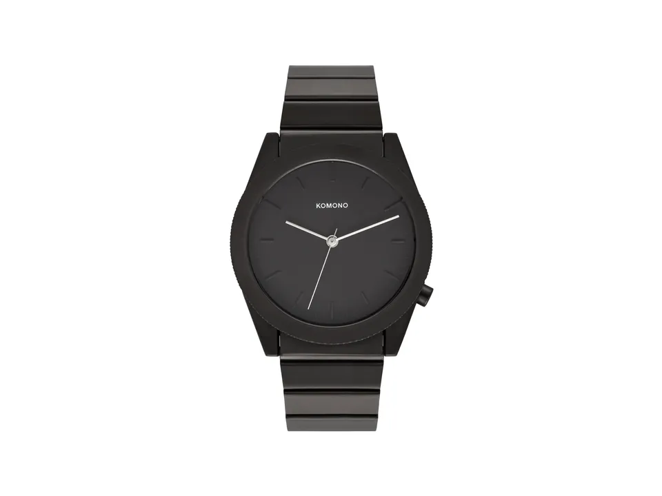 komono-ray-solid-black-uhr image 1