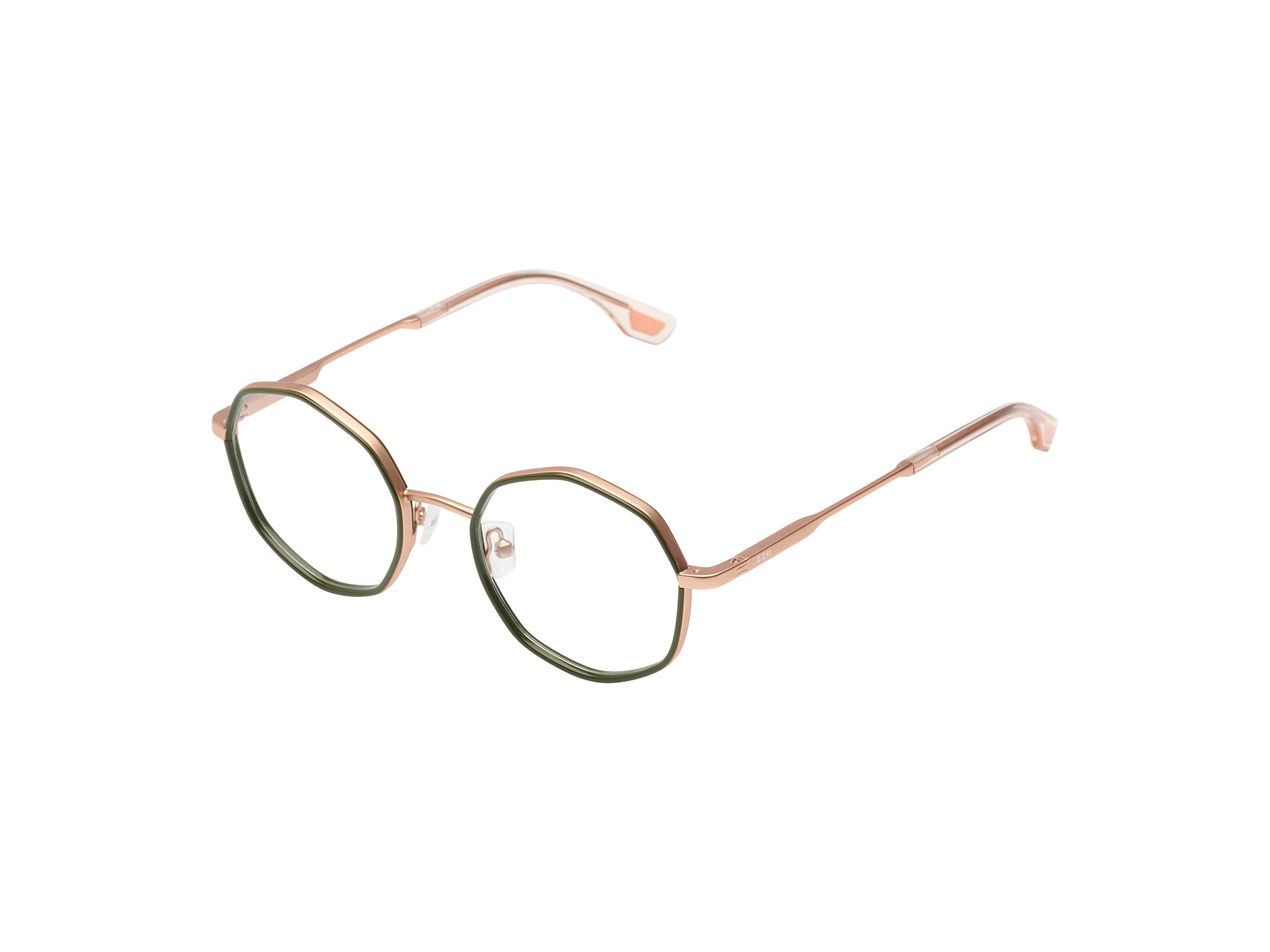 komono-sofia-slims-khaki-rose-gold-brille-schlanke-fassung image 2