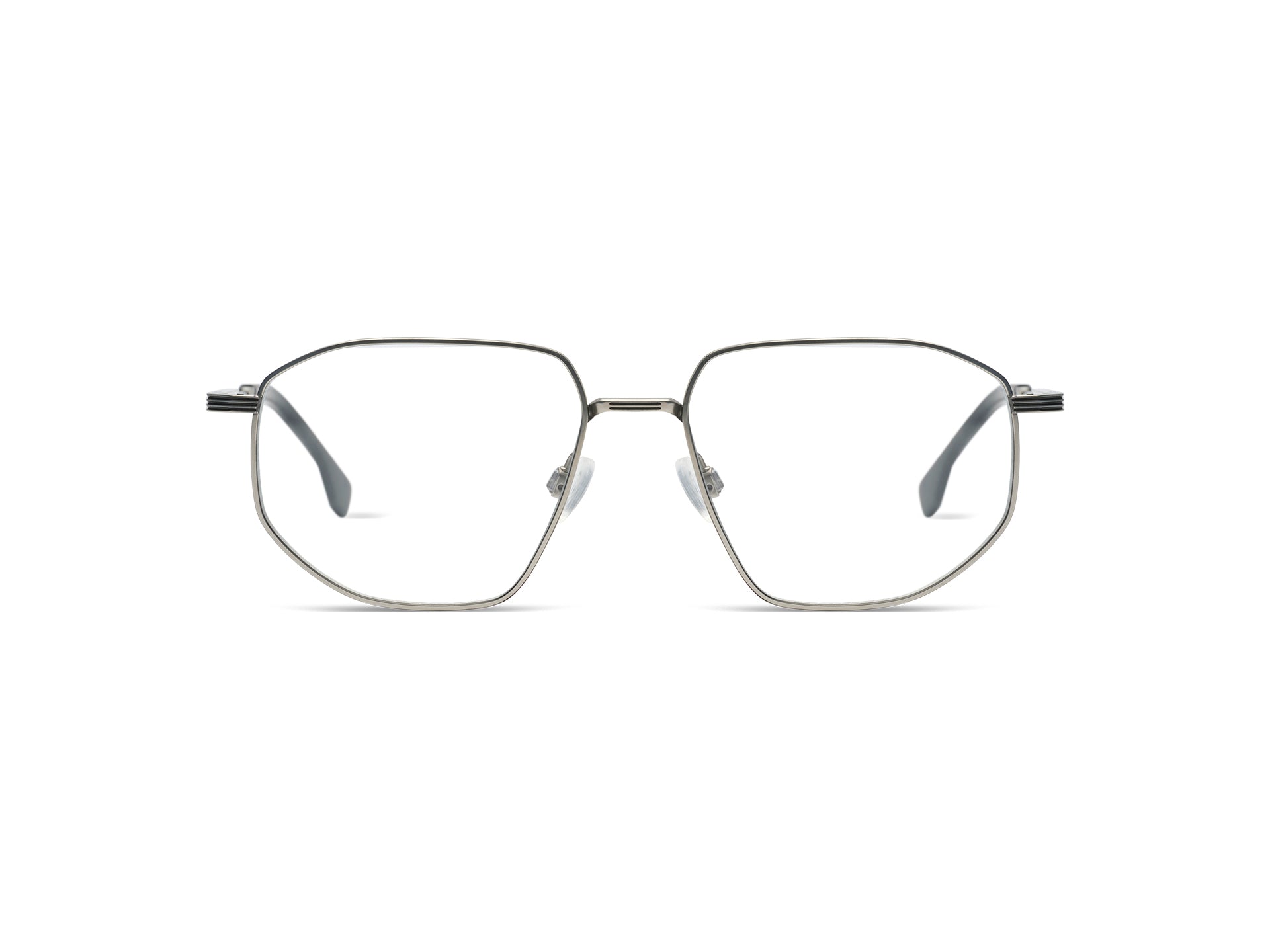 komono-axel-silver-black-brille-titan-optical image 1
