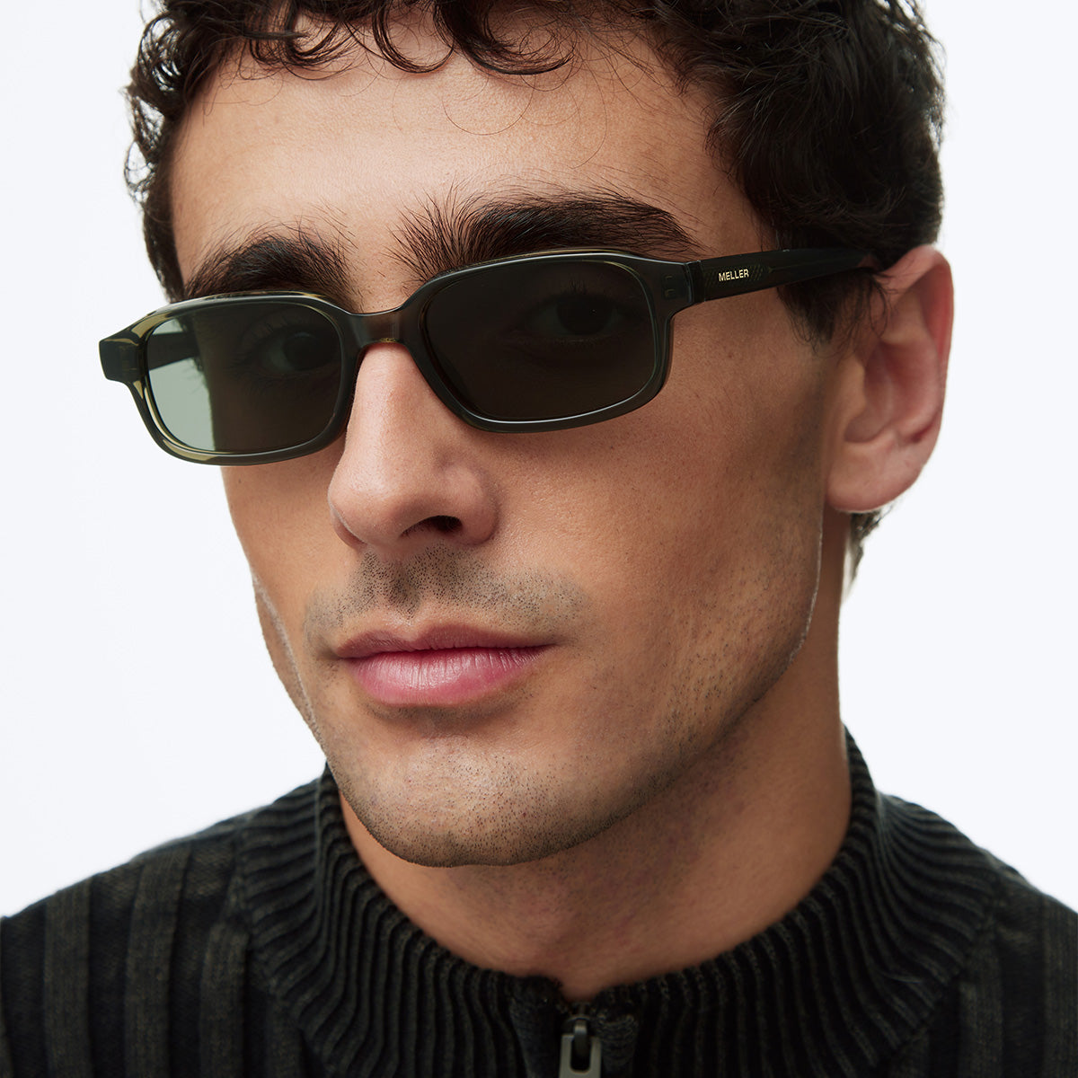 meller-kya-stone-olive-sonnenbrille-oversized-rechteckig-in-gr-n image 5