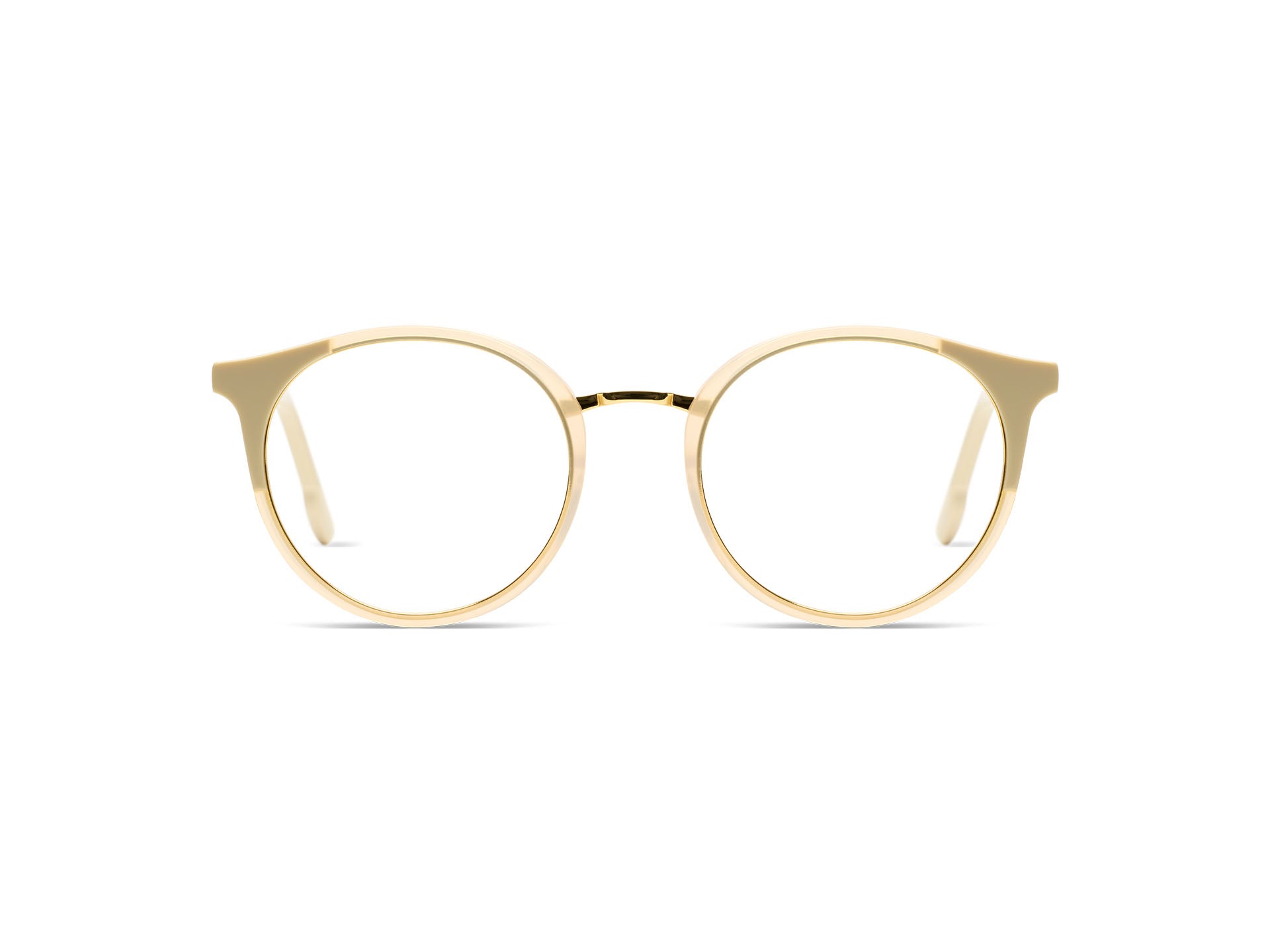 komono-eliot-milky-white-whitegold-brillengestell image 1