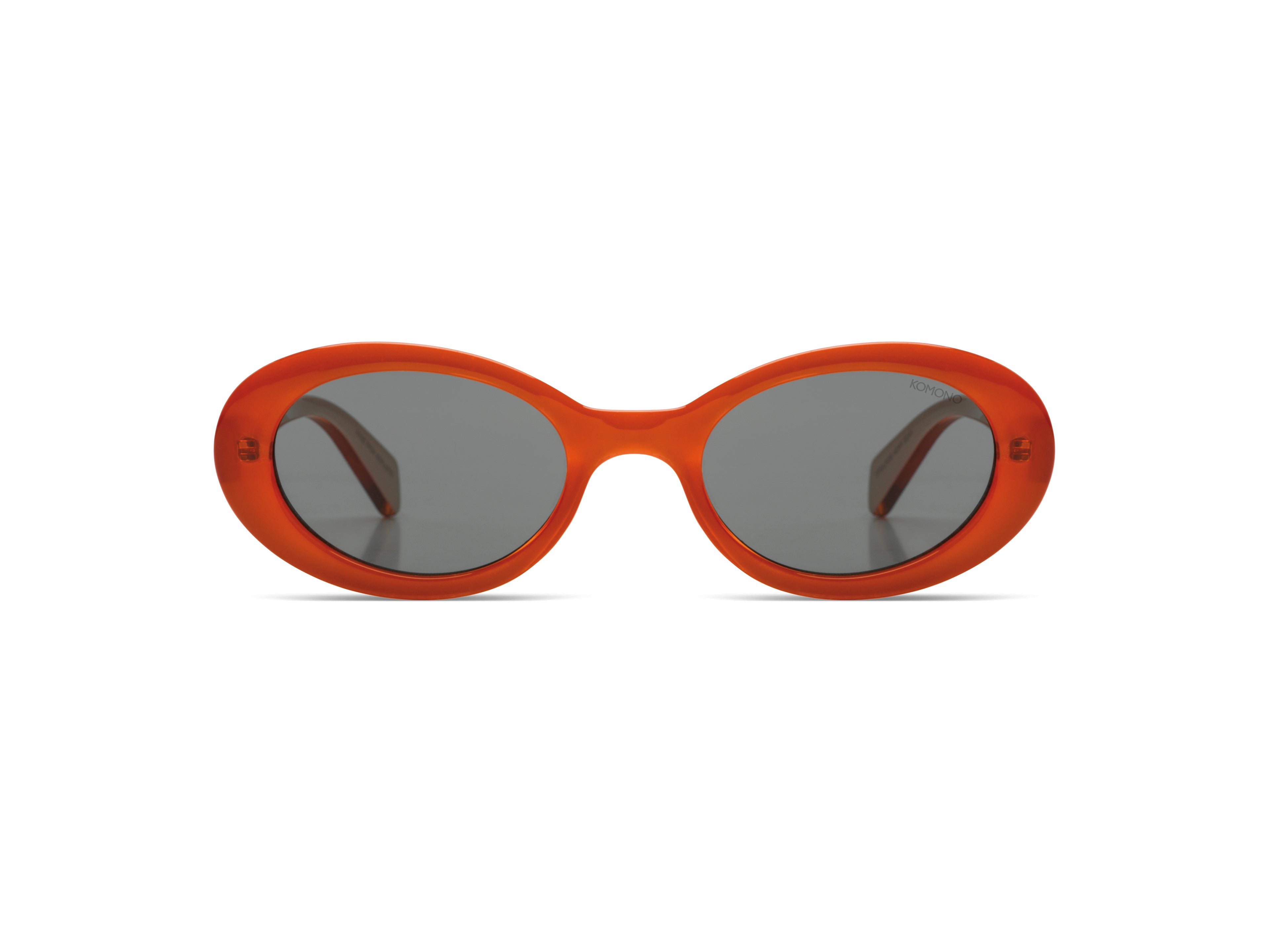 komono-ana-fox-sonnenbrille-ovale-gl-ser-translucent-orange-bio-nylon-rahmen image 1